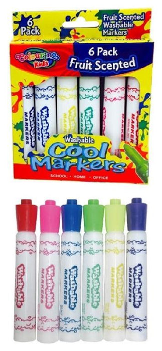 Fruit Scented Markers 6PK