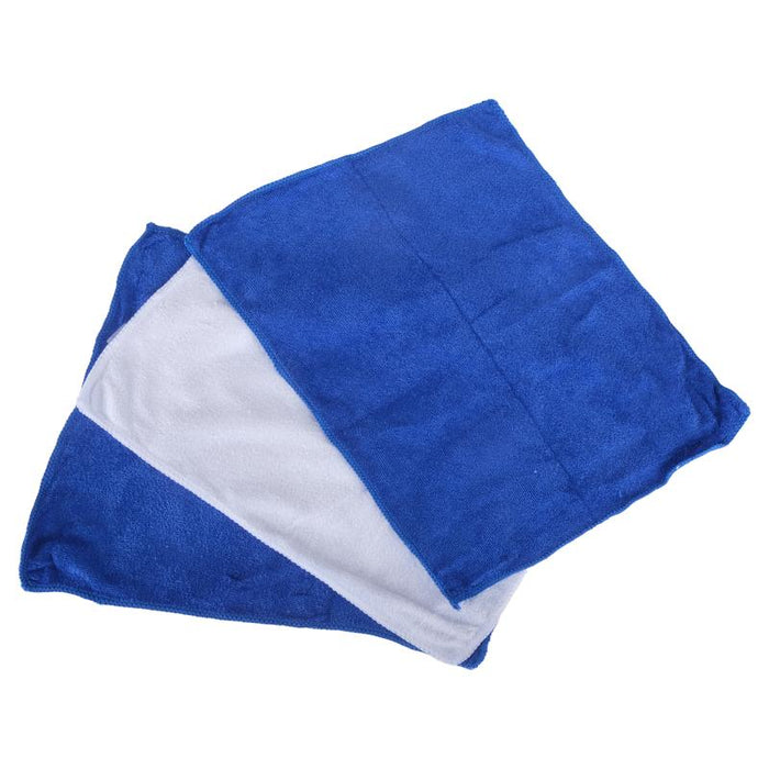 Microfibre Glass & Stainless Steel Cloths 3 Pack 38cm x 30cm