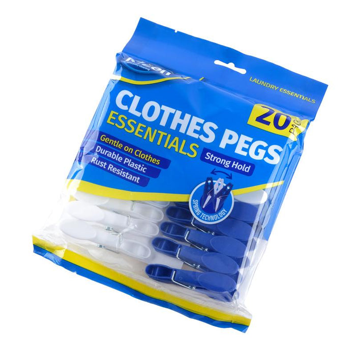 Clothes Pegs Plastic 20 Pk