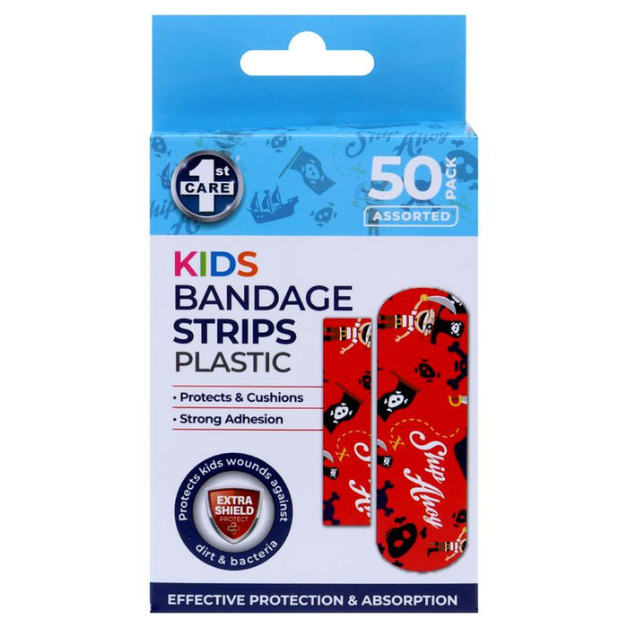 Boys Bandaids 50 Pack