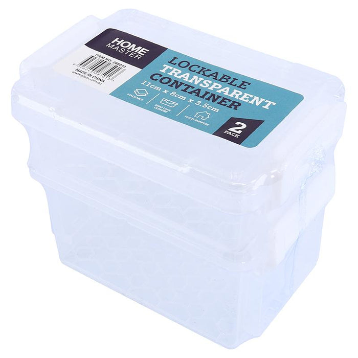 Lockable Containers Small 2 Pack