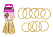 Hair Elastics Blonde Series 12 PK - Metal Free