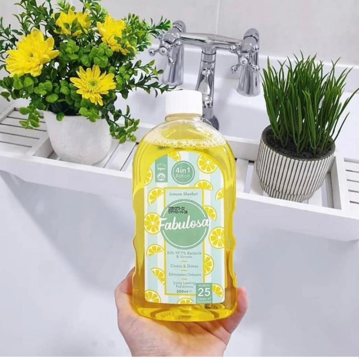 Fabulosa 4 in 1 Disinfectant - Lemon Sherbert 500ml