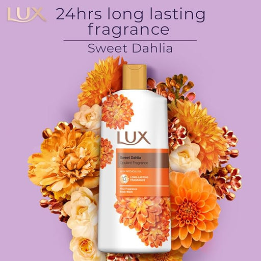 LUX 600ml Body Wash Sweet Dahlia With Patchouli Oil