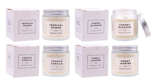 Scented Candle Glass Screw Top Jar - Boxed 100g