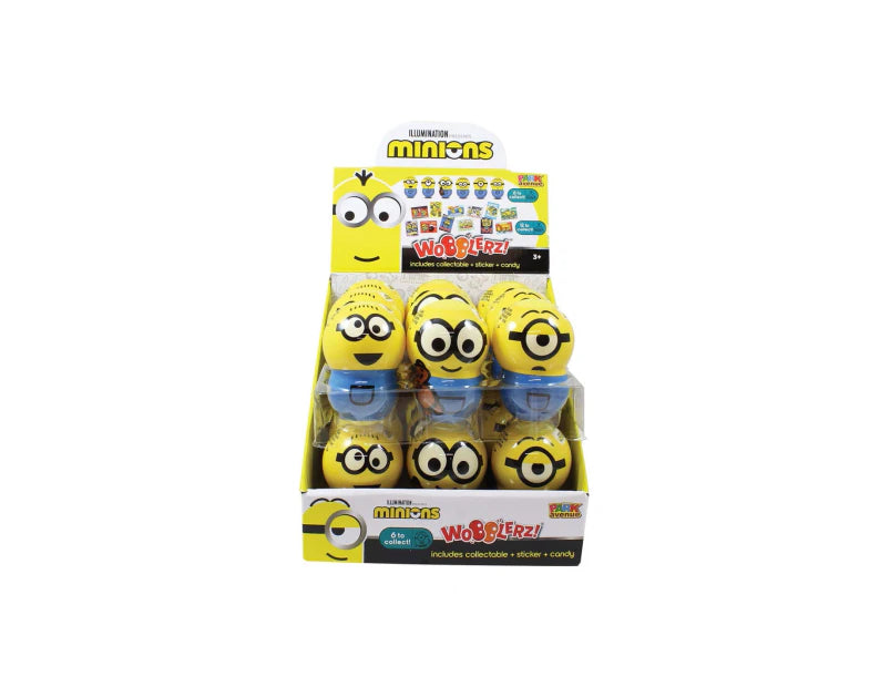 Minions Wobblerz With Candy- Assorted