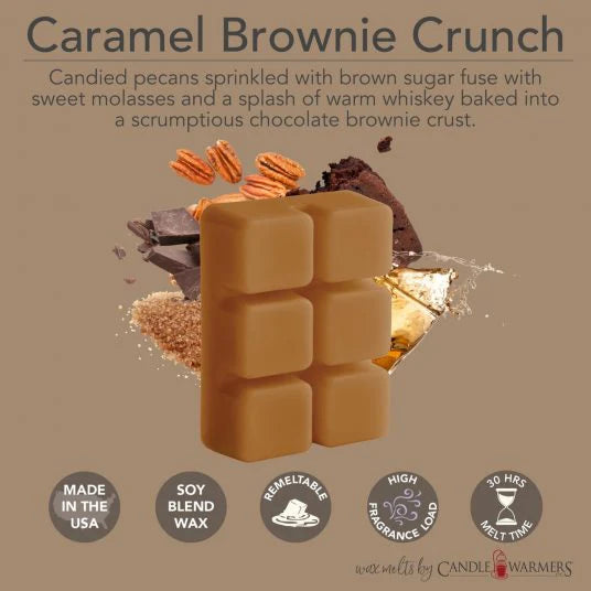 Wax Melts 6 Pk Caramel Brownie Crunch