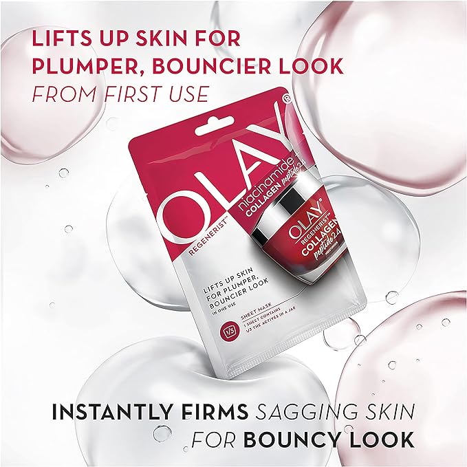 Olay Regenerist Facial Sheet Mask Niacinamide + Collagen Peptide