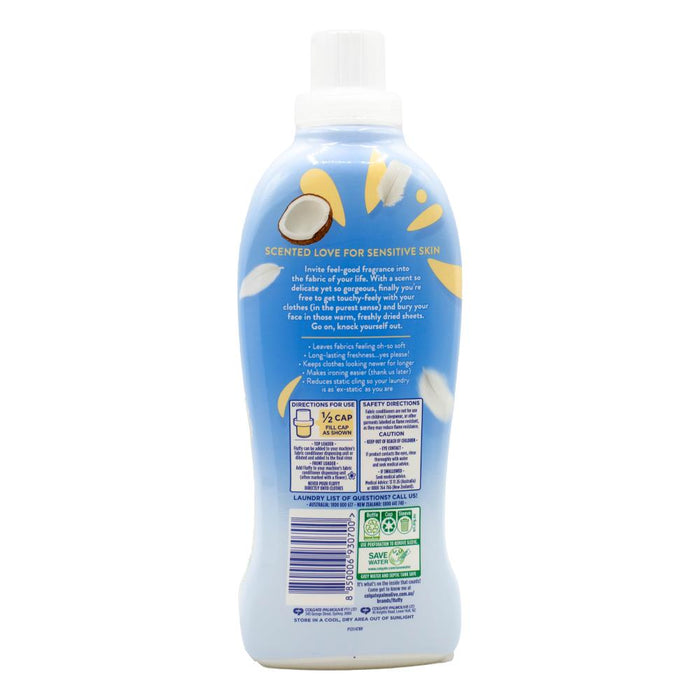 Fluffy Fabric Softener 1 Litre Hypoallergenic Creamy Coconut