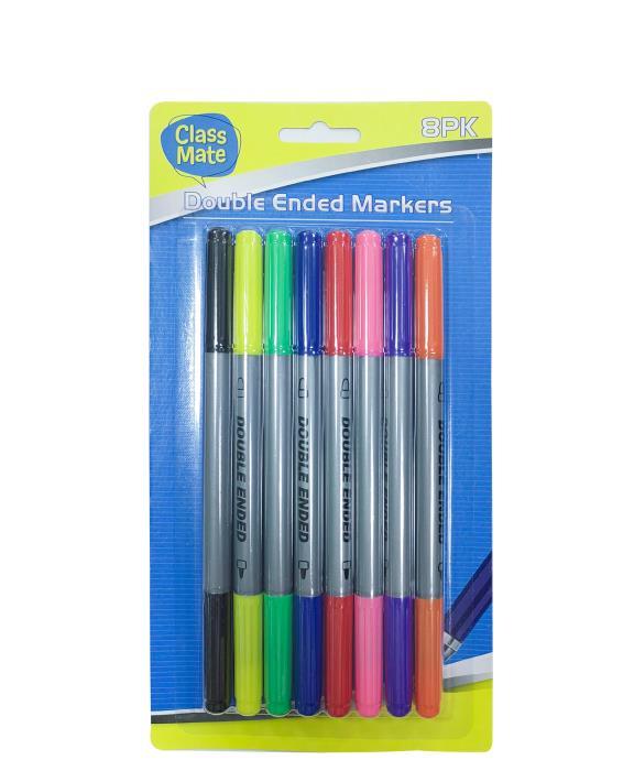 Double Ended Markers 8 PK