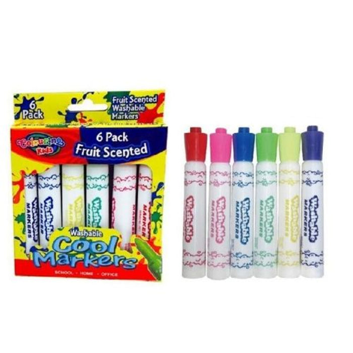 Fruit Scented Markers 6PK