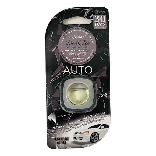 Air Fusion Clip On Car Vent Air Freshener - Black Ice