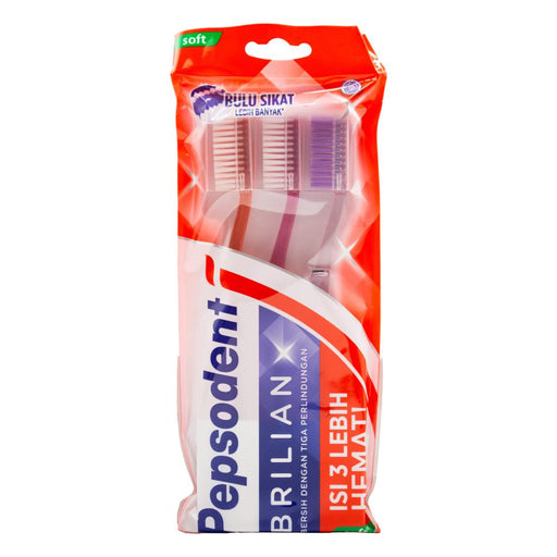 Pepsodent Toothbrush Soft 3 Pack&nbsp;