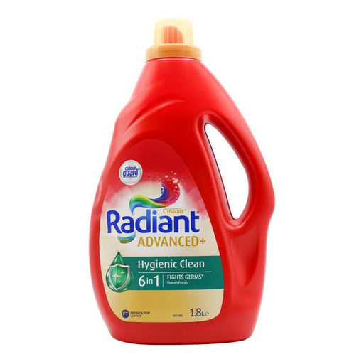 Radiant Laundry Liquid Advanced Hygienic Clean 1.8 Litre