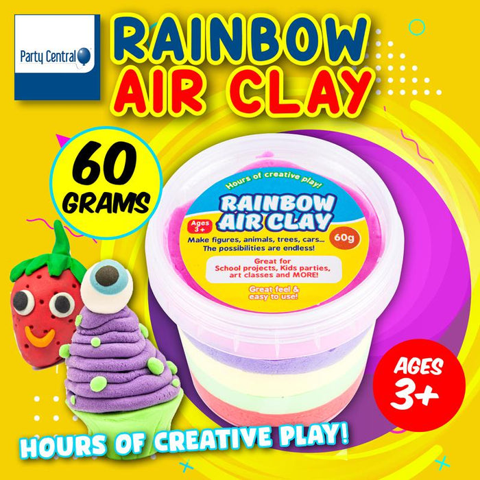 Rainbow Air Clay Super Soft & Fluffy