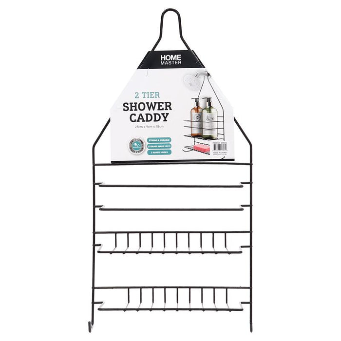 Shower Caddy 2 Tier Black