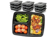 Meal Prep 3 Compartment Containers 5 Pack