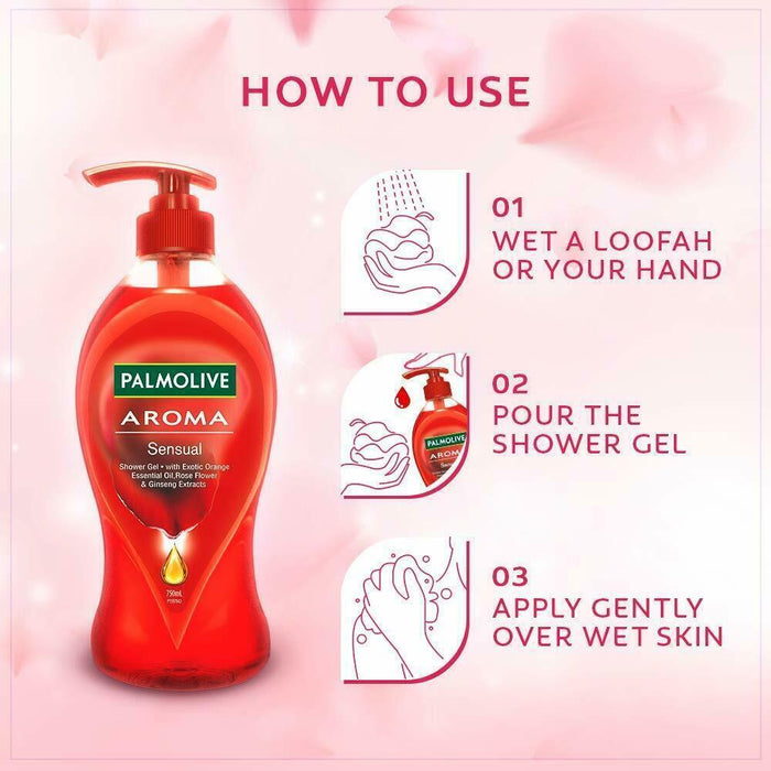 Palmolive Body Wash Aroma Sensual 750ml