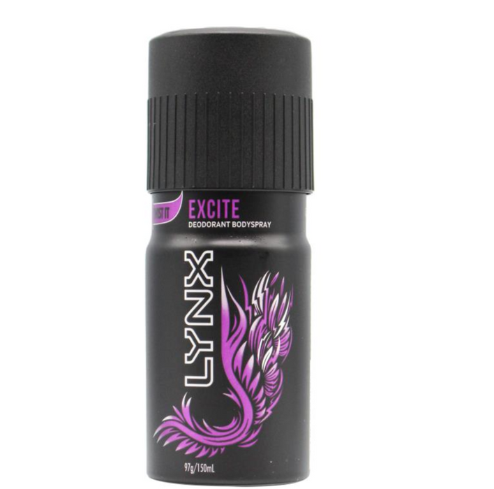 Lynx Body Spray Deodorant Excite 150ml