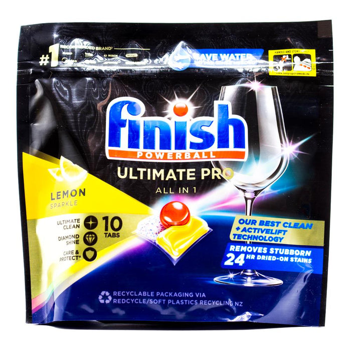 Finish Powerball Ultimate All In One Pro Lemon Sparkle 10PK