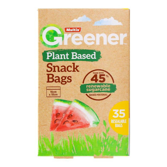 Multix Snack Bags Greener 35PK