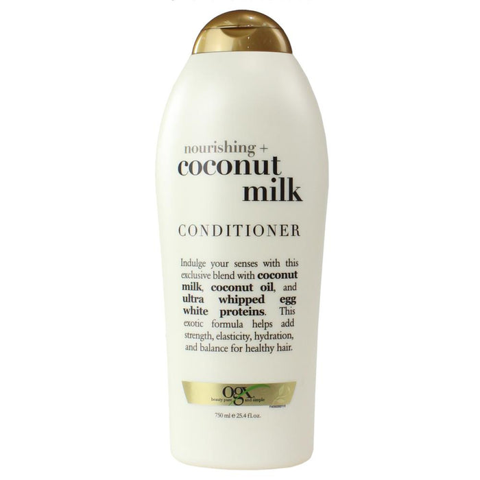 OGX Nourishing + Hydrating Coconut Milk Conditioner For Dry Hair 750ml