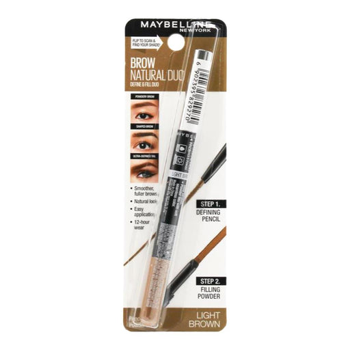 Maybelline Brow Natural Duo - Light Brown